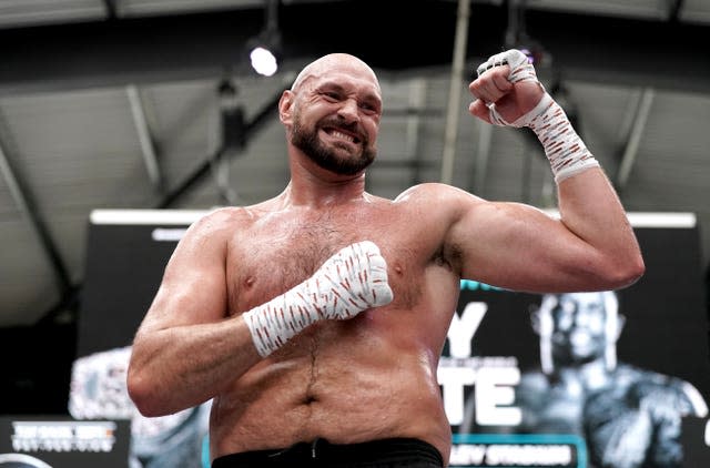 Tyson Fury will make the second defence of his world title this weekend (Nick Potts/PA)