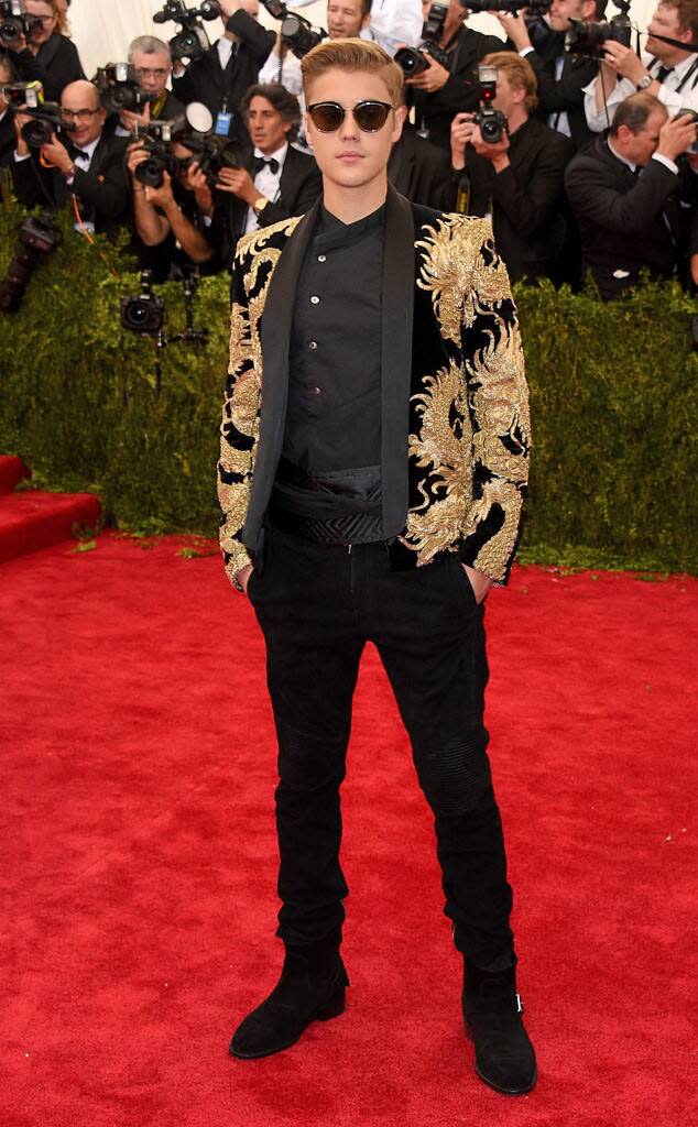 Justin Bieber, Met Gala 2015