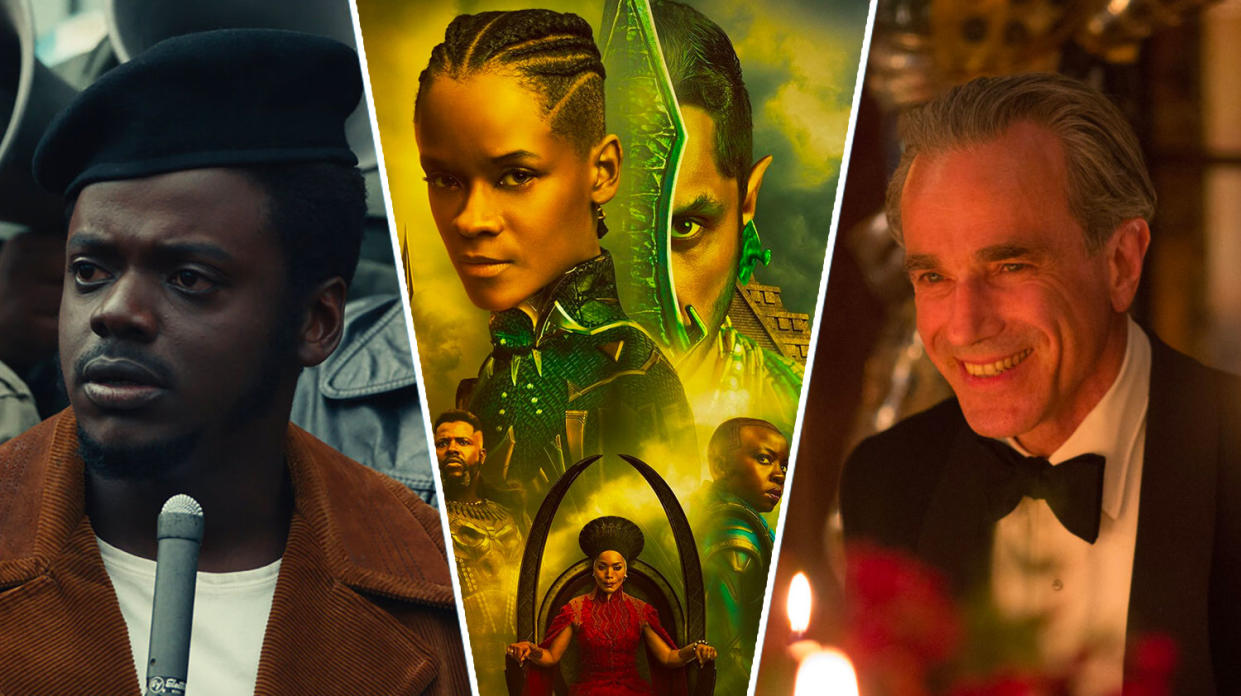 What to watch: Judas and the Black Messiah, Wakanda Forever and Phantom Thread are all new to streaming. (Warner Bros./Marvel Studios/Focus Features)