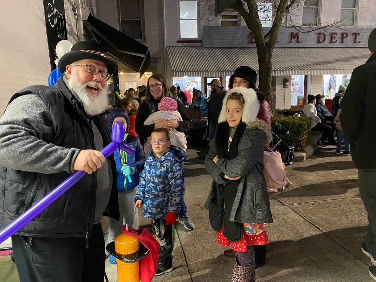 Kids always look forward to Uncle Bean and his balloon creations during Heritage Christmas in Greencastle. This year, they’ll find him at Friday Nights in the Square on Dec. 1 and 8.