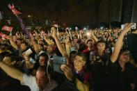 Supporters cheering at the SDP rally. (Photo: Joseph Nair)