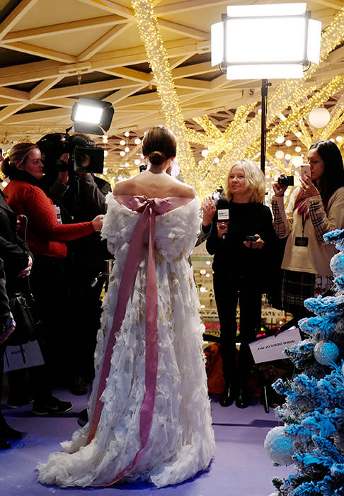 Keira Knightley delves into the Chanel archives for her Nutcracker red  carpet gown