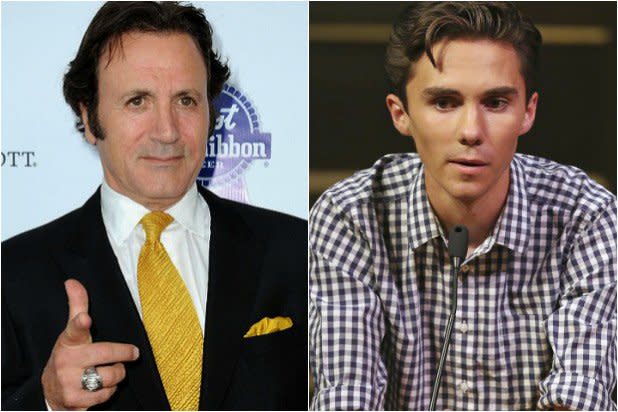 Frank Stallone Says ‘P—y’ David Hogg Deserves a ‘Sucker Punch,’ Twitter Punches Back