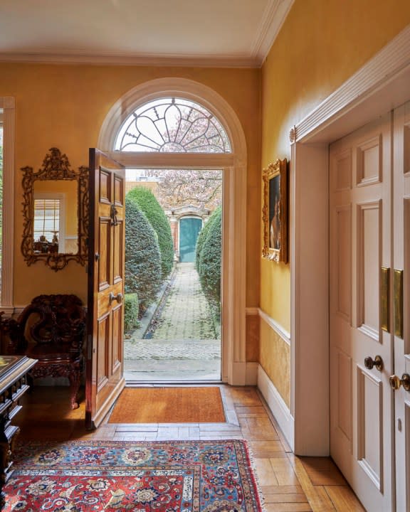 This undated handout image shows the house known as the Garden Lodge in London, where rock star Freddie Mercury’s lived the final decade of his life. The mansion that was Freddie Mercury’s sanctuary in London is on sale for the first time in nearly 45 years. (Barney Hindle via AP)