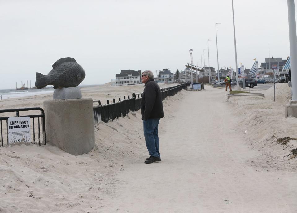 Town and state officials are working together to clean up the debris and storm damage brought on by two storms that took place in January, setting aside an age-old dispute over which entity should maintain sidewalks.