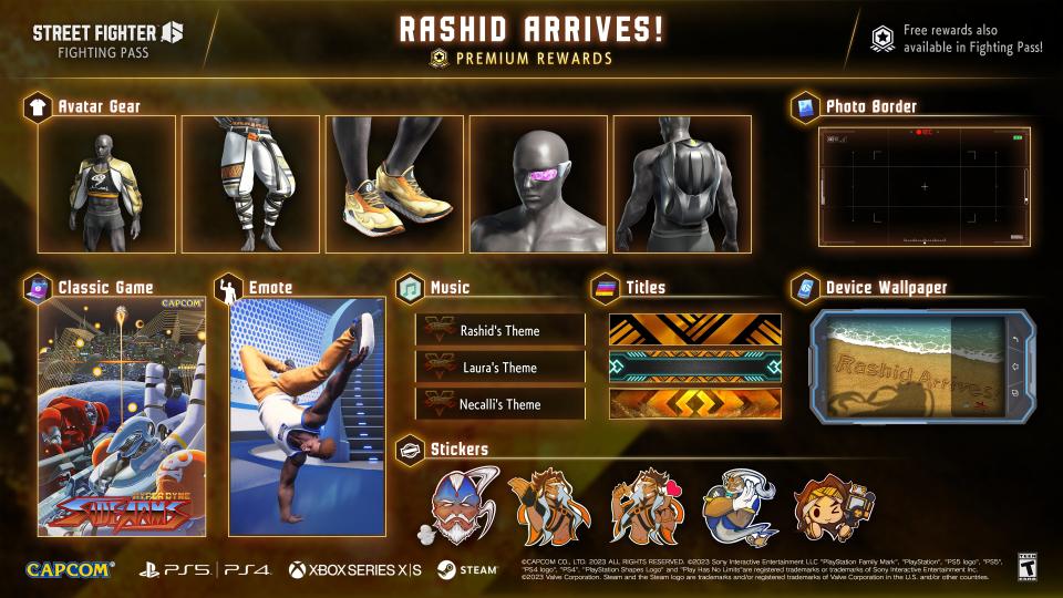 El nuevo Fighting Pass de Street Fighter 6 ofrecerá recompensas