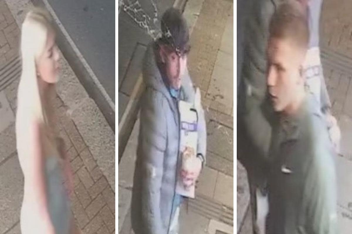 Do you recognise these individuals? <i>(Image: Isle of Wight police)</i>