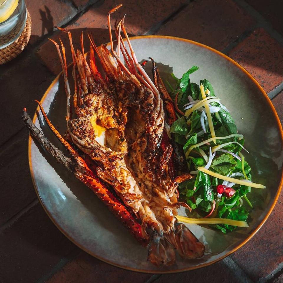 There will be Chef Specials like the Grilled Freshwater Prawns with sweet tasting flesh and creamy orange roe paired with 'kerabu mangga'. — Picture courtesy of The Chow Kit — An Ormond Hotel