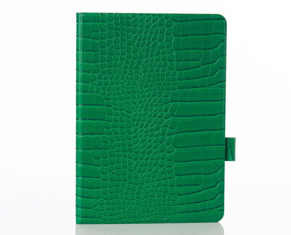 <p><a href="https://chicgeeks.com/collections/the-faux-crocodile-ipad/products/emerald-faux-crocodile-ipad-case" rel="nofollow noopener" target="_blank" data-ylk="slk:Shop Now;elm:context_link;itc:0;sec:content-canvas" class="link ">Shop Now</a></p><p>Faux Crocodile iPad Case</p><p>Chic Geeks</p><p>$75.00</p>