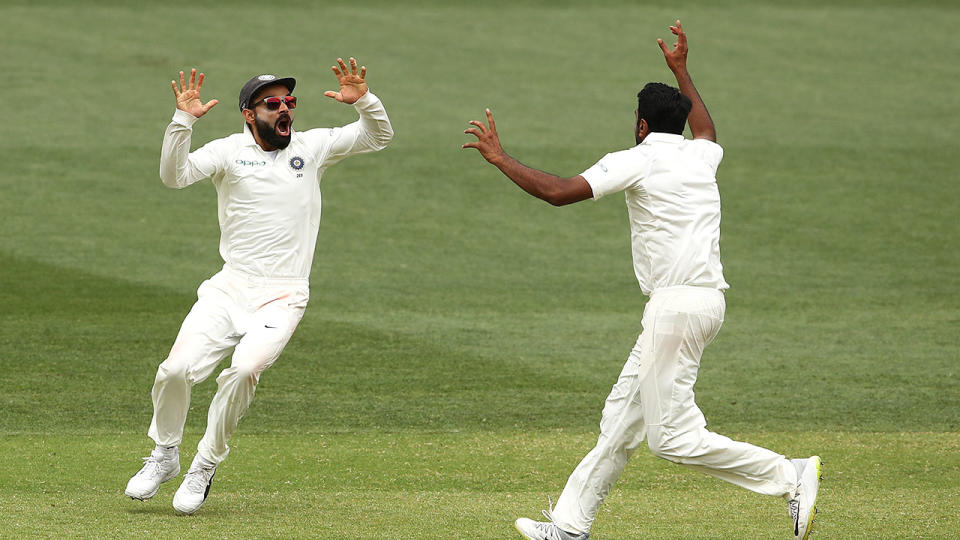 Kohli’s men sealed a dramatic first Test win. Pic: Getty