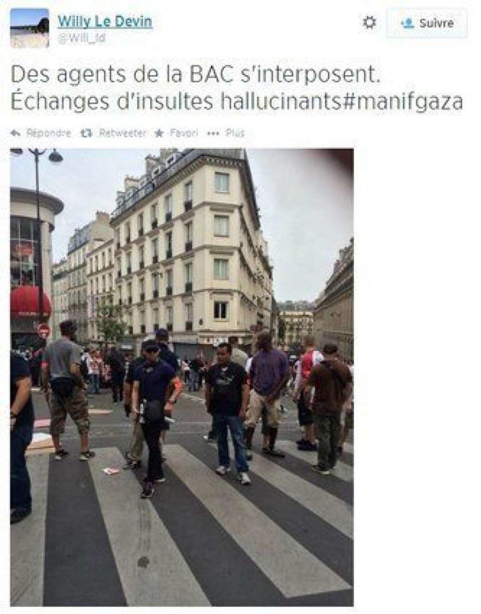 Manifestation pro-Gaza à Paris -