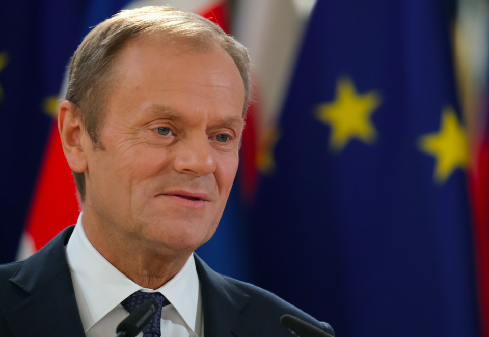 <em>Donald Tusk has tweeted a defence of the people calling for Brexit to be cancelled (Getty)</em>