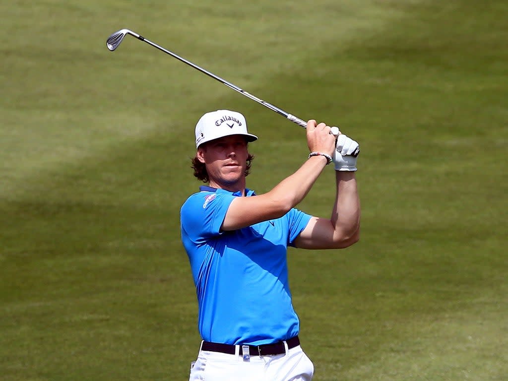 Kristoffer Broberg has an eight-shot lead (John Walton/PA) (PA Archive)