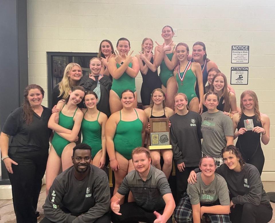 Payson High School’s girls swim team won the Region 8 championship on Saturday. | Provided by Payson