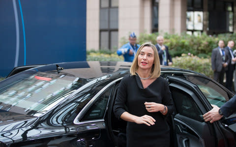 Mogherini - Credit: Bloomberg