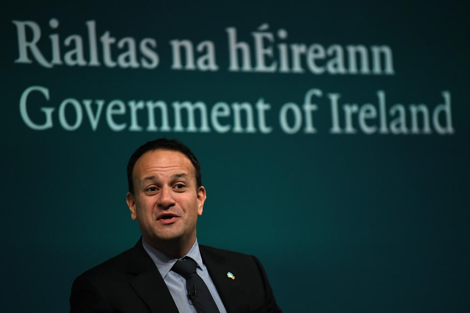 Irish prime minister Leo Varadkar. Pic: Reuters