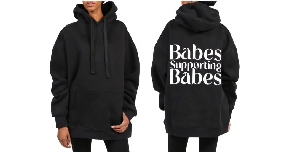 Babes Supporting Babes Oversize Hoodie - Nordstrom, $65 (originally $109)