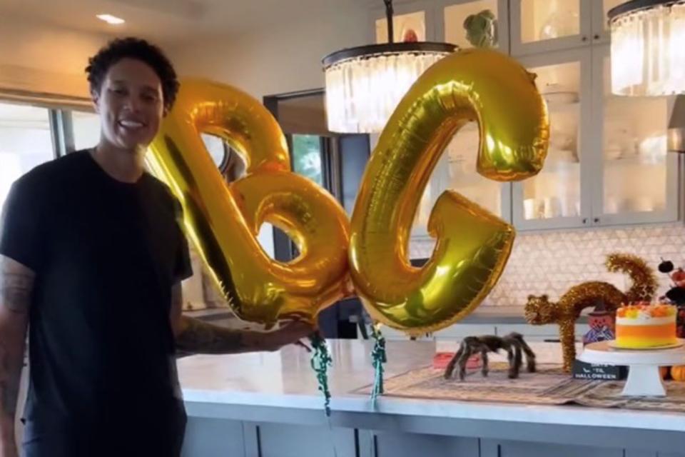 <p>Cherelle T Griner/Instagram</p> Brittney Griner celebrates first birthday since her release from Russia