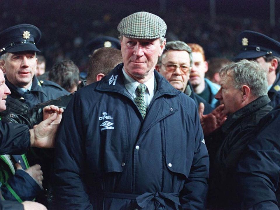 Jack Charlton used his position to change how Ireland was viewed around the world: PA