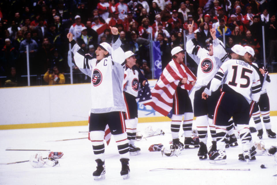 Cammi Granato is considered the greatest American women’s player ever. (Getty Images)