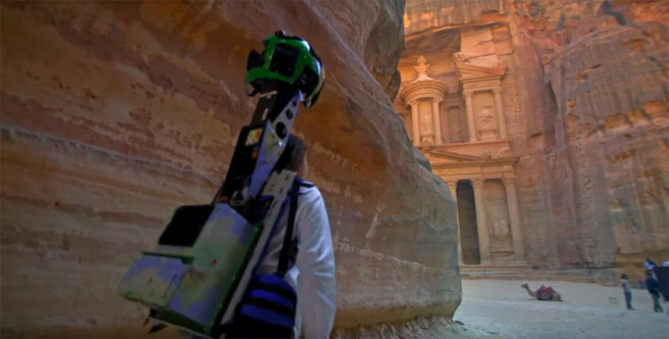 Google Street View visits the ancient city of Petra in Jordan