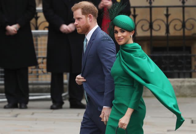 Dan Kitwood/Getty Prince Harry and Meghan Markle in March 2020