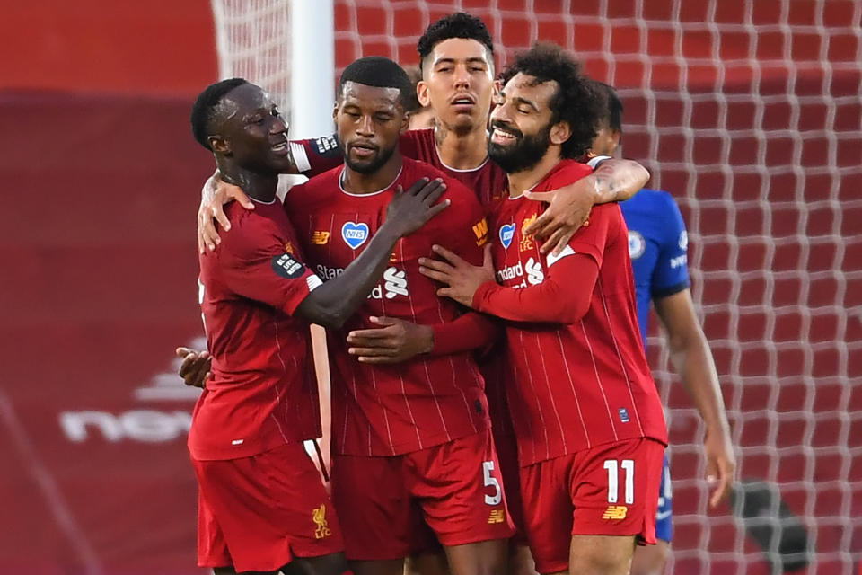 Liverpool lift their first English Premier League title