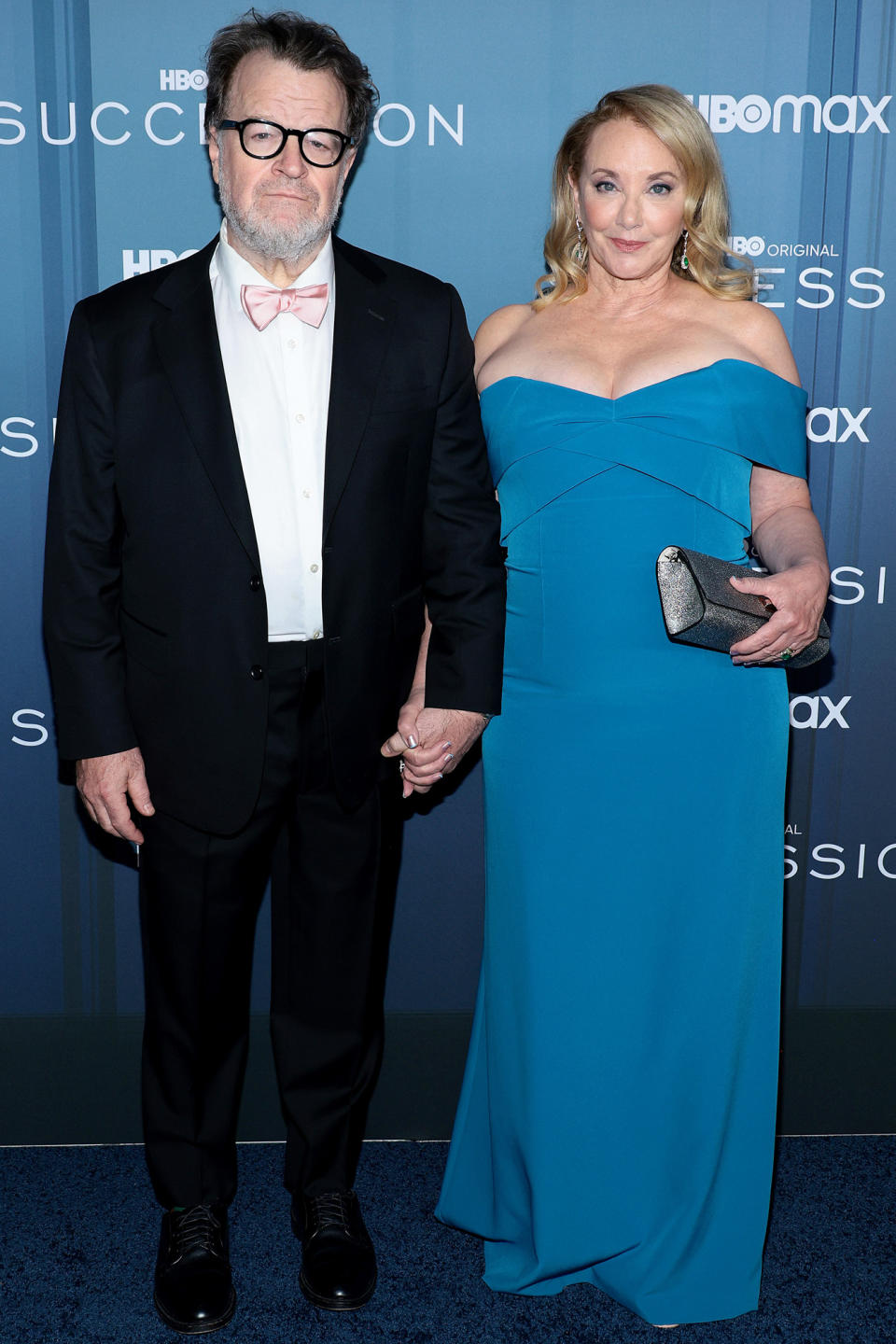 <p>J. Smith-Cameron, Waystar Royco's general counsel with a crush, Gerri, wed filmmaker Kenneth Lonergan in 2000 and together, they share adult daughter Nellie. The pair put on their finest for the March 20 <em>Succession </em>premiere. </p> <p>In a 2021 chat with <em>Garden and Gun, </em>Smith-Cameron revealed her husband's 2011 movie <em>Margaret </em>was written for her. "In many ways, [it] was very close to who I am," <a href="https://gardenandgun.com/articles/j-smith-cameron-on-success-and-succession/" rel="nofollow noopener" target="_blank" data-ylk="slk:she added.;elm:context_link;itc:0;sec:content-canvas" class="link ">she added.</a></p>