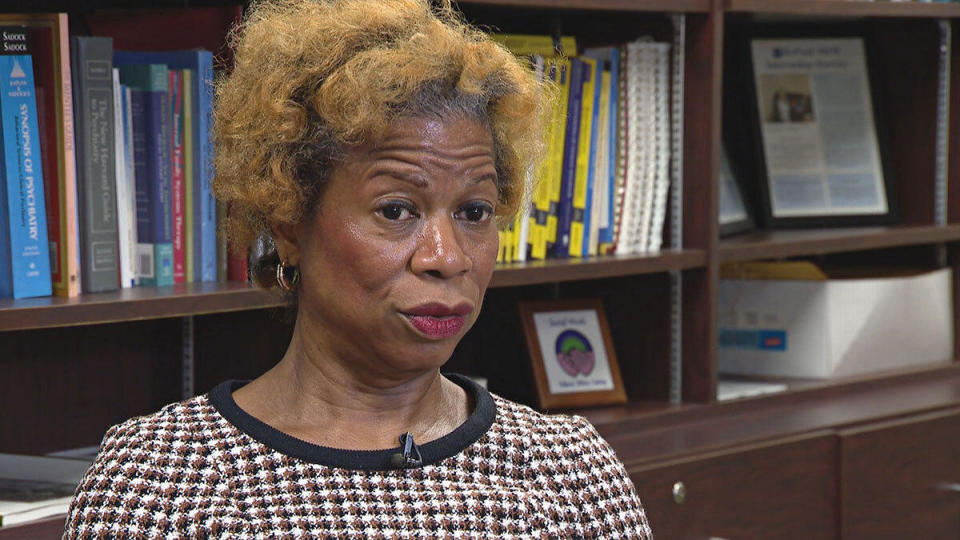 Geneva Brown, a professor of criminology at DePaul University, said Black women in Chicago are often targets of crime because of economic conditions that were the result of government policies. / Credit: Tamott Wolverton/CBS Chicago