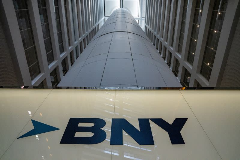 The offices of BNY Mellon investment banking company