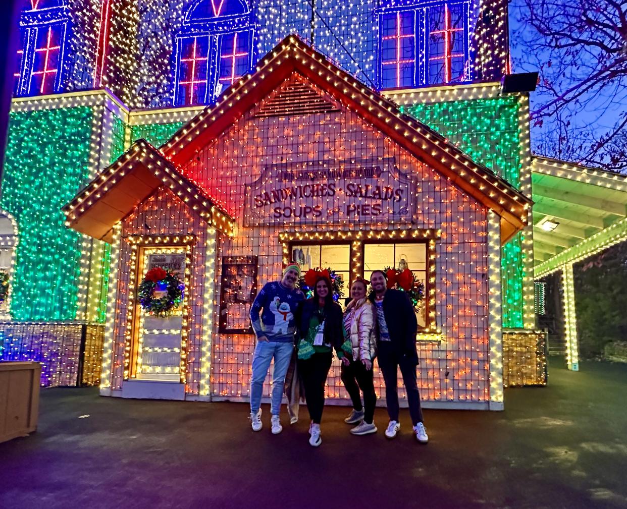 Millions and millions of lights cover Branson, Mo. theme park Silver Dollar City during the holiday season. (Photo: Carly Caramanna)