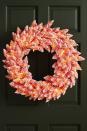 <p><strong>Anthropologie</strong></p><p>anthropologie.com</p><p><strong>$248.00</strong></p><p>Fan of flocked trees? Then this is the perfect wreath. The pink flocked wreath looks festive during the day and can light up in the evening. </p>