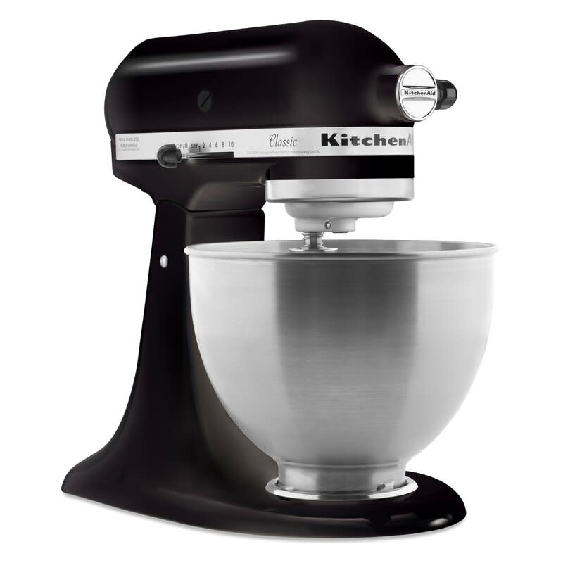 KitchenAid Classic Series 10 Speed Stand Mixer in Black. Image via Wayfair.