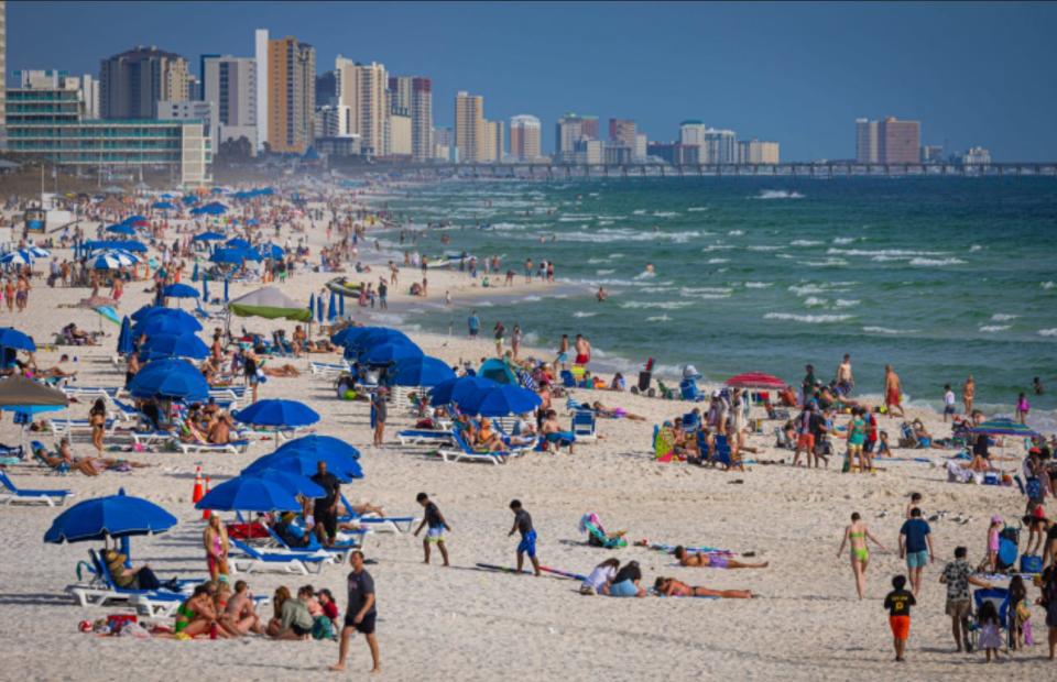 "The beach is clean, easy to get to, and there are lots of activities you can do throughout the day," TripAdvisor said in its review of Panama City Beach.