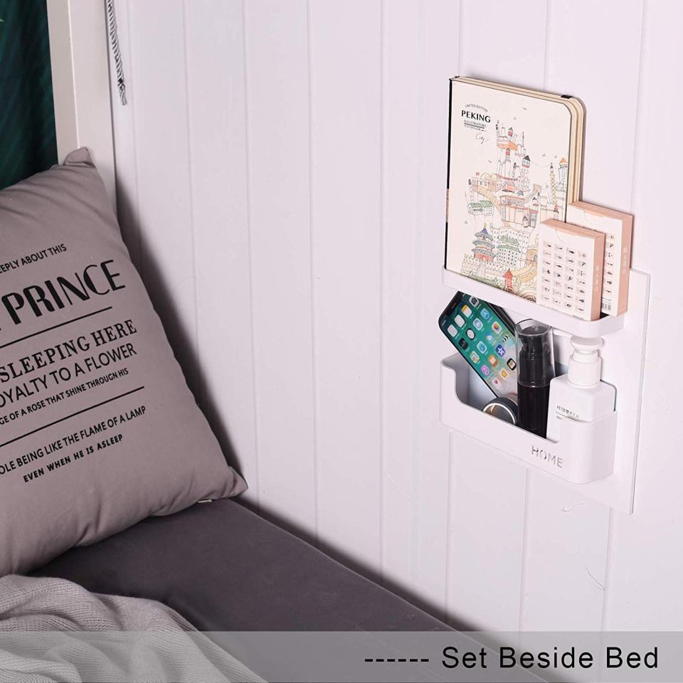 10) Bedside Wall Organizer