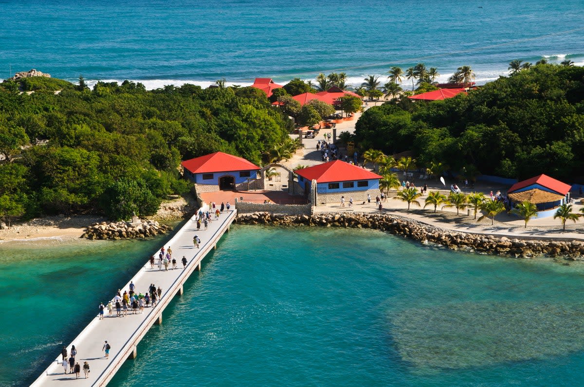 The island of Labadee was leased to Royal Caribbean in the 1980s  (Getty Images)