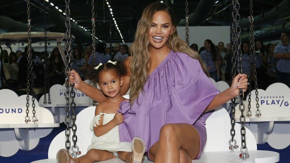 Teigen and John Legend's daughter describes the best things about her new beau.