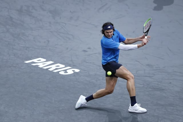 Canadian Milos Raonic was in good form at the Bercy Arena
