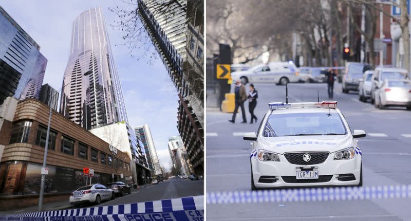 Police arrived shortly after 5am on Saturday to a ‘fairly chaotic scene’. Source: 7 News