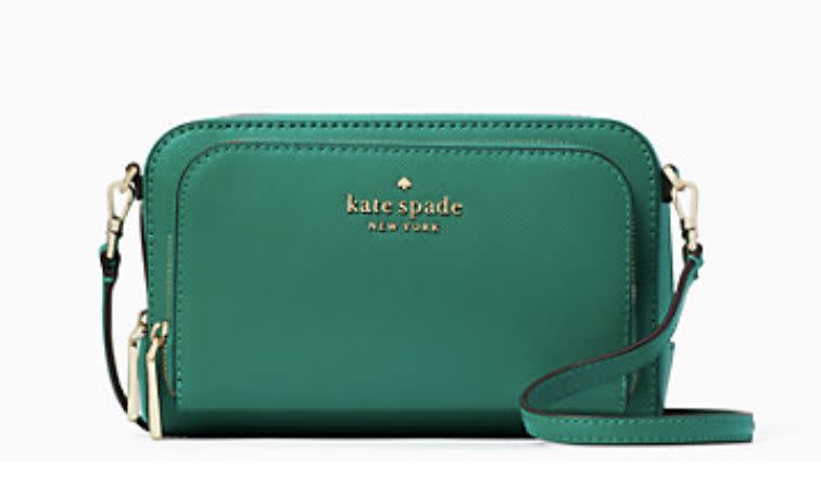 Kate Spade New York love shack mini heart crossbody bag (Summer Night):  Handbags