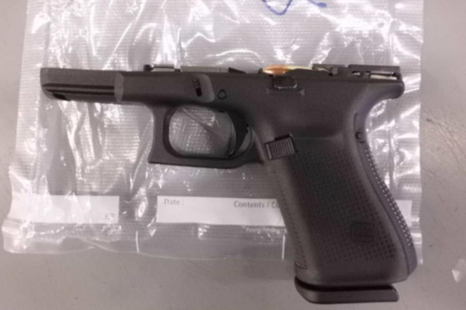 One of the firearms found inside the package (Met Police)