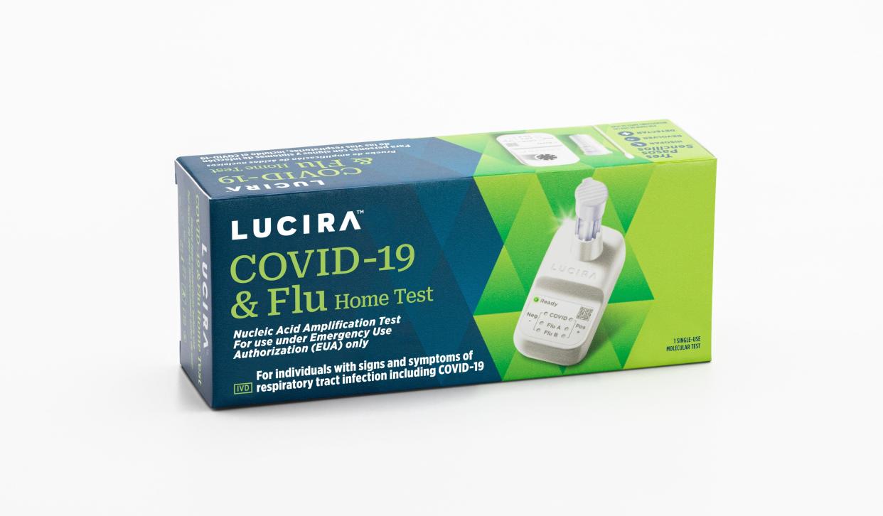 The Lucira COVID-19 and Flu Home Test is a single-use test, which can be purchased without a prescription. A nasal swab is used as with an at-home COVID test; in 30 minutes or less, the test displays the results – positive or negative for influenza A, Influenza B and COVID-19.