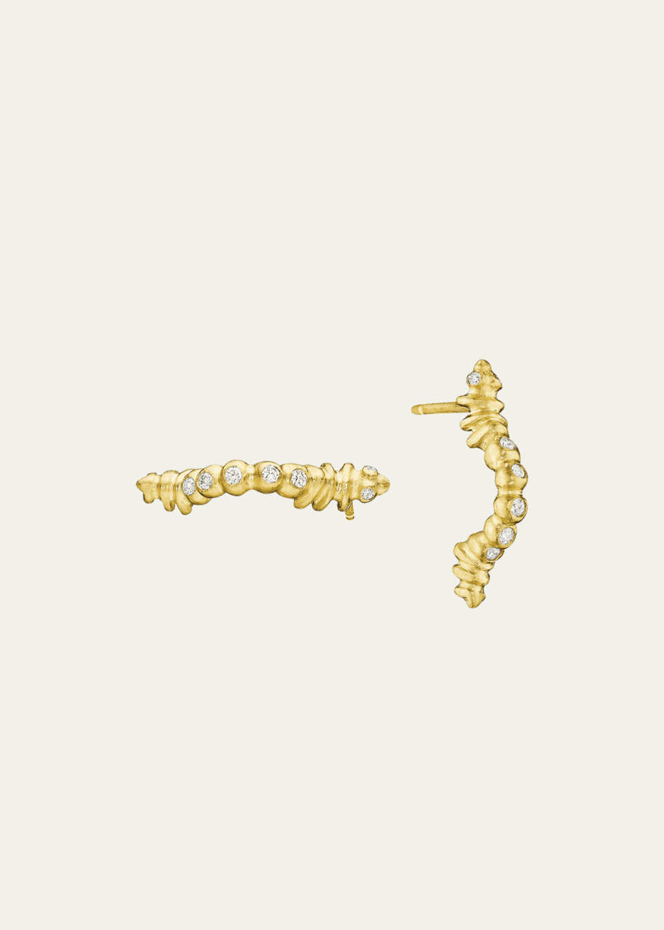 Catepillar Stud Earrings