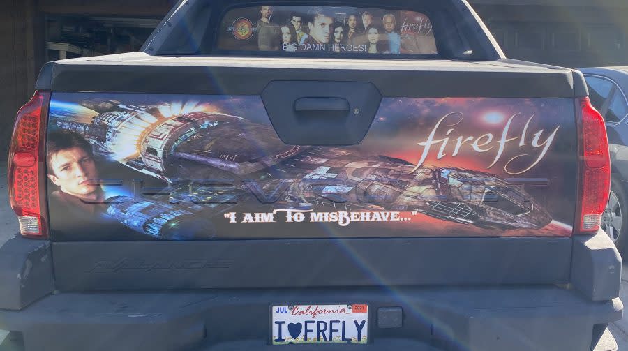 Seen this Firefly truck in Fresno? A Nathan Fillion super fan is driving it