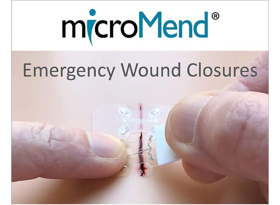 For those hard-to-close wounds, use these bandages from microMend. (Source: Amazon)