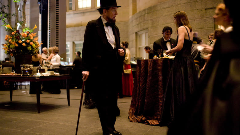 Lincoln impersonator at 2009 inaugural ball