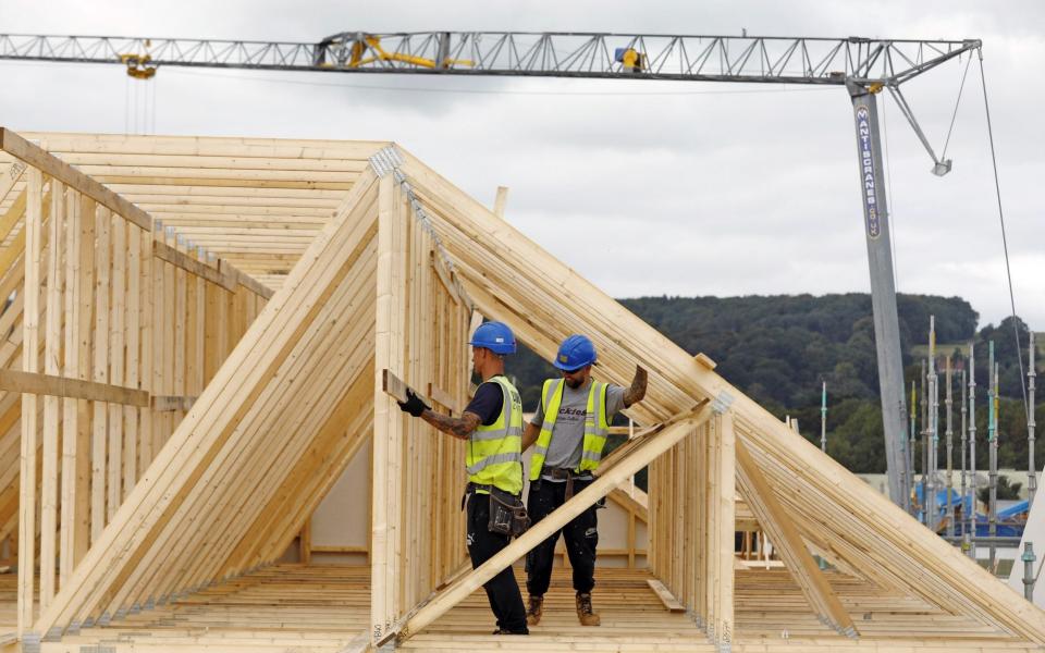 UK jobs data showed the construction sector experienced the biggest rise in wages in July - Bloomberg