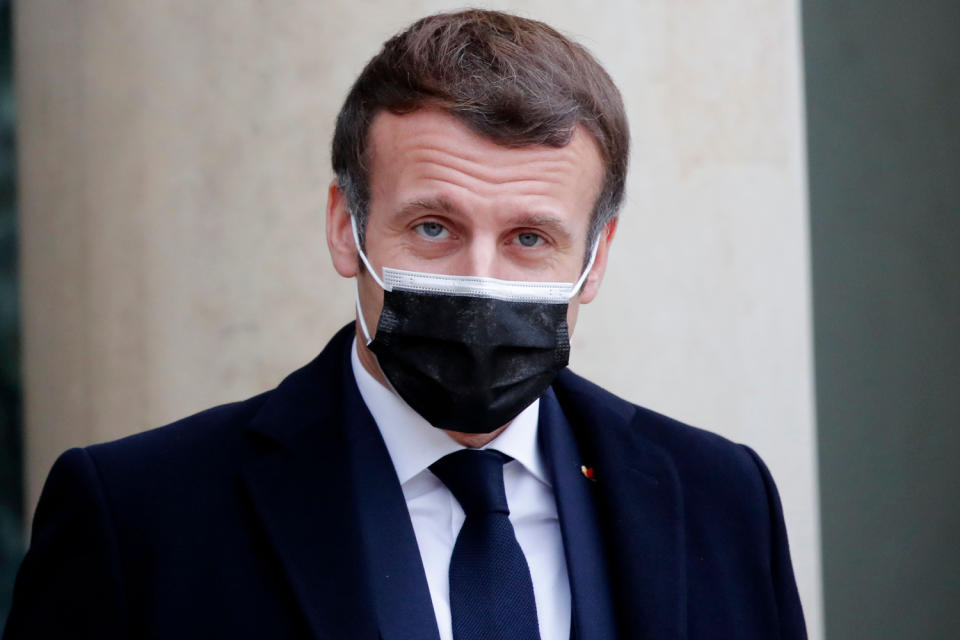 <p>The French President has <a href="https://people.com/politics/french-president-emmanuel-macron-tests-positive-for-covid-continues-work-while-isolating/" rel="nofollow noopener" target="_blank" data-ylk="slk:tested positive for COVID-19;elm:context_link;itc:0;sec:content-canvas" class="link ">tested positive for COVID-19</a>, the Élysée Palace announced on Dec. 17. In a statement they explained that Macron, 42, was tested "at the onset of the first symptoms." He will now self-isolate for at least seven days.</p> <p>"In accordance with current health regulations applicable to all, the president of the Republic will isolate himself for seven days. He continues to work and carry out his activities remotely," the palace said in a statement to <a href="https://www.cnn.com/2020/12/17/europe/emmanuel-macron-covid-positive-france-intl/index.html" rel="nofollow noopener" target="_blank" data-ylk="slk:CNN;elm:context_link;itc:0;sec:content-canvas" class="link ">CNN</a>.</p> <p>The French president's diagnosis follows a week of meetings with other European leaders, some of which have now announced that they will also quarantine in the wake of Macron's positive test.</p>
