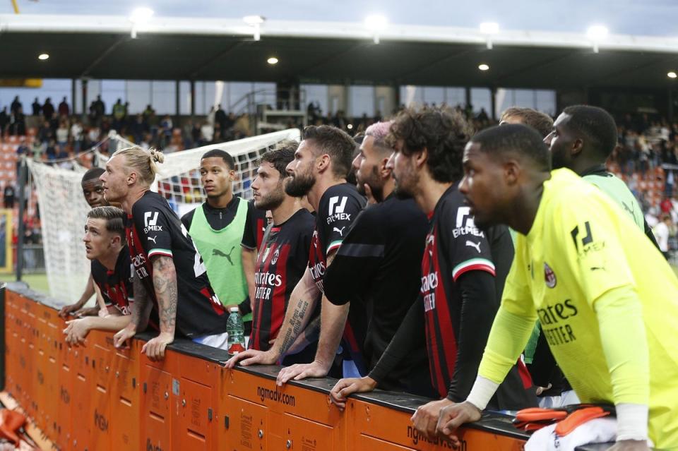 AC Milan were given a public dressing down by their fans on the weekend (Getty Images)