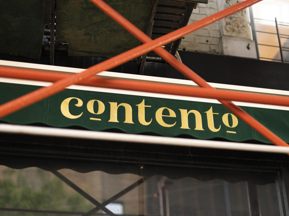 Contento restaurant in NYC  (Elias Williams for TODAY)